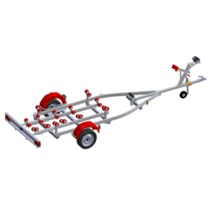 Einzelachser Anhänger für Motorboote PTC1800kg Mecanorem
