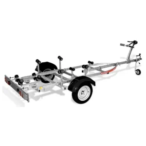 Leichter Bootsanhänger ohne Bremsen ROCCA zulässiges Gesamtgewicht 430 kg