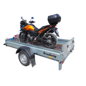 Motorradanhänger mit Kipppritsche: 2,60 m x 1,53 m / 750 kg BRENDERUP